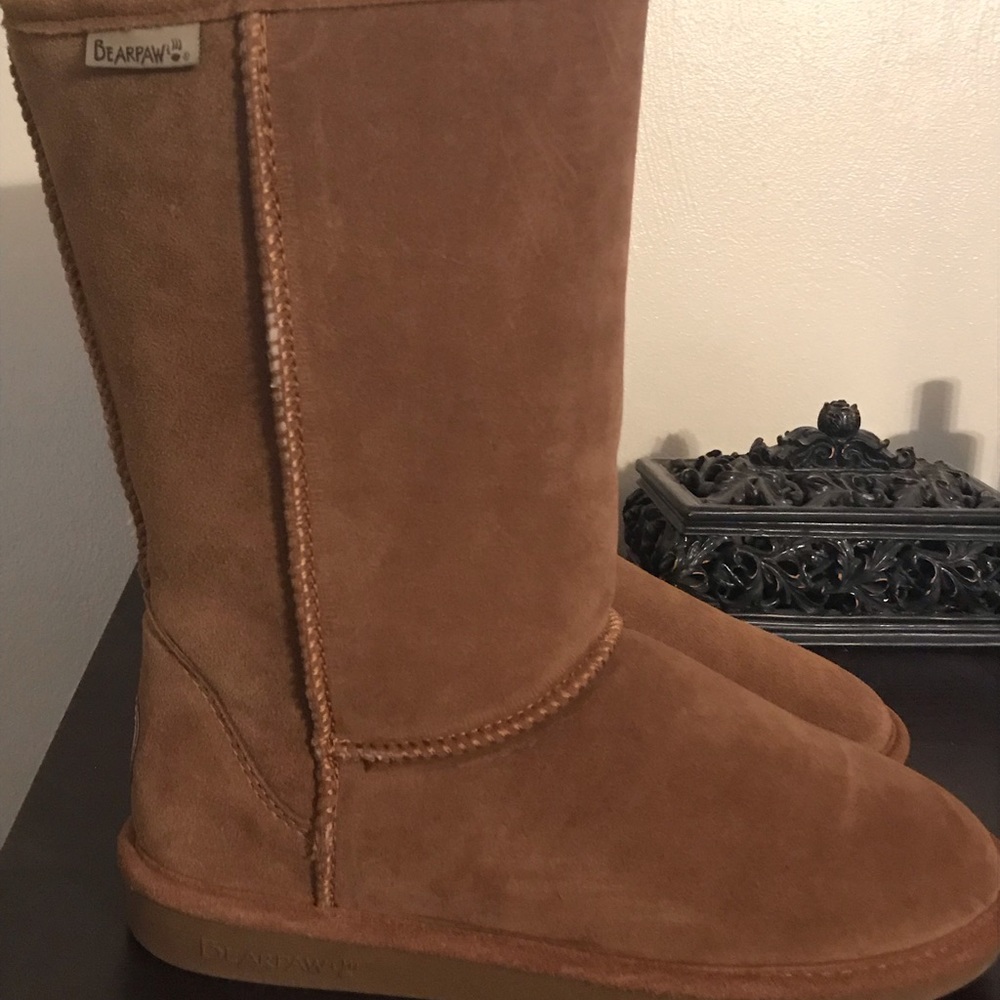 Chestnut Bearpaw Boots